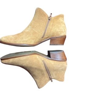 JACK ROGERS SUEDE LEATHER ANKLE BOOTS